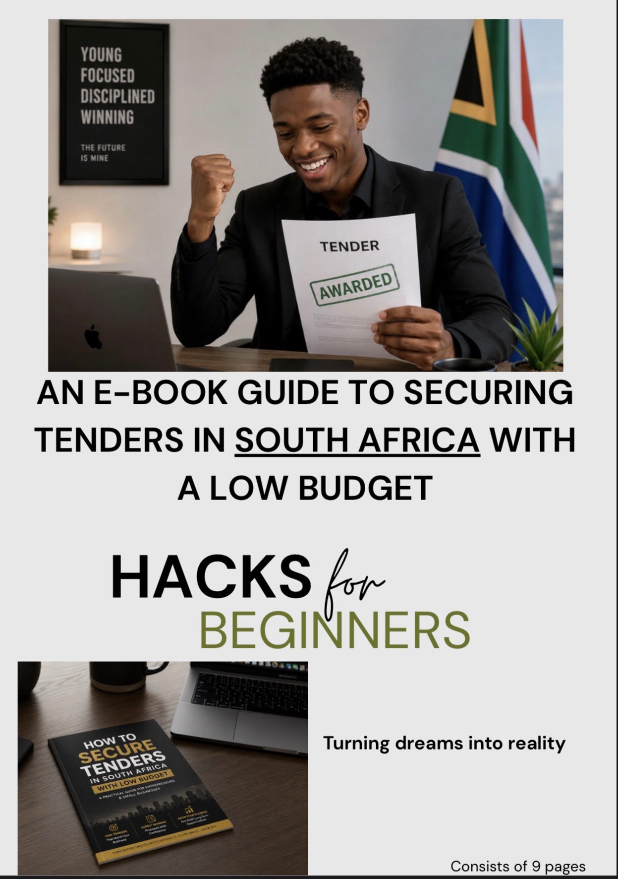 An E-book guide on how to secure tenders in South Africa with a low budget